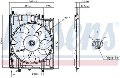 VENTILATOR RADIATOR NISSENS 850040 5