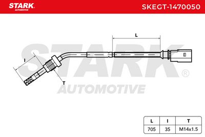 датчик, температура на изгорелите газове STARK SKEGT-1470050