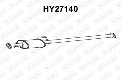 Предглушитель выхлопных газов VENEPORTE HY27140 для HYUNDAI TUCSON