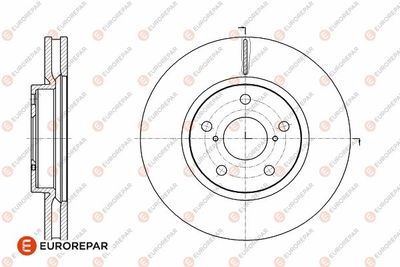 EUROREPAR 1642763880 Тормозные диски  для TOYOTA VEROSSA (Тойота Веросса)