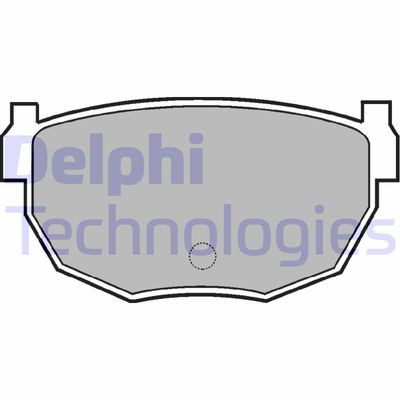Комплект тормозных колодок, дисковый тормоз DELPHI LP454 для NISSAN 280ZX,ZXT