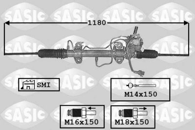 Рулевой механизм SASIC 7174003 для RENAULT SAFRANE