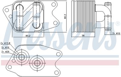 RADIATOR RACIRE ULEI CUTIE DE VITEZE AUTOMATA NISSENS 90733 5