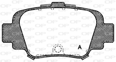 OPEN PARTS BPA0499.00 Тормозные колодки и сигнализаторы  для NISSAN MICRA II (K11) 1.0 i 16V