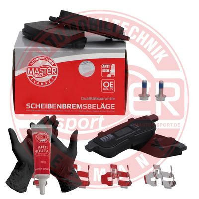 Sada brzdových platničiek kotúčovej brzdy MASTER-SPORT GERMANY 13046027562N-SET-MS