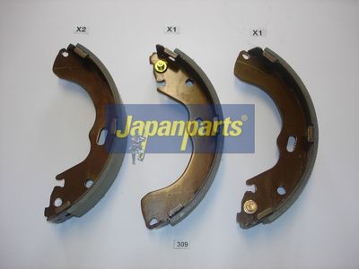 JAPANPARTS Stabdžių trinkelių komplektas