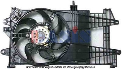 Вентилятор, охлаждение двигателя AKS DASIS 088084N для LANCIA YPSILON