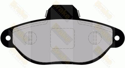 Комплект тормозных колодок, дисковый тормоз Brake ENGINEERING PA1760 для FIAT PANDA