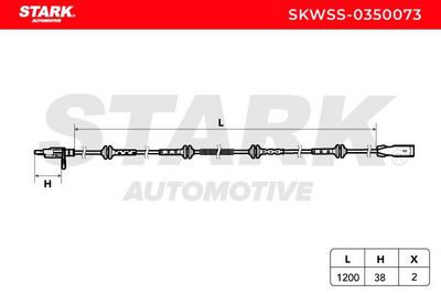 датчик, обороти на колелото STARK SKWSS-0350073