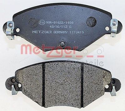 SET PLACUTE FRANA FRANA DISC METZGER AUTOTEILE 1170419 2