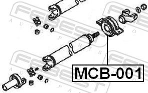 LAGAR CENTRAL CARDAN FEBEST MCB001 1