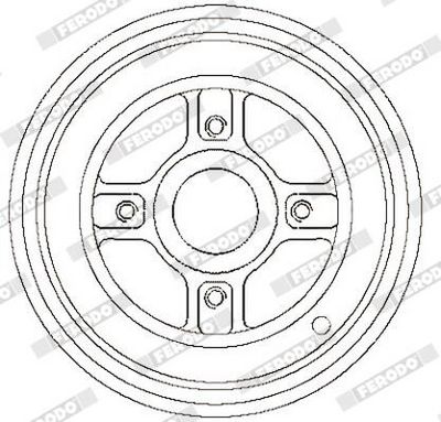 BREMSTROMMEL FERODO FDR329219 3