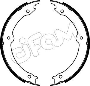 Bremsbackensatz, Feststellbremse