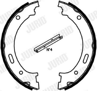 BREMSBACKENSATZ FESTSTELLBREMSE JURID 362551J