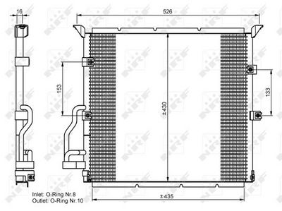 Condenser, air conditioning 35586