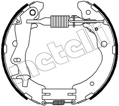Комплект тормозных колодок METELLI 51-0517 для HONDA CR-V