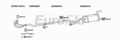 Układ wydechowy EUROFLO RNCLI15D1011