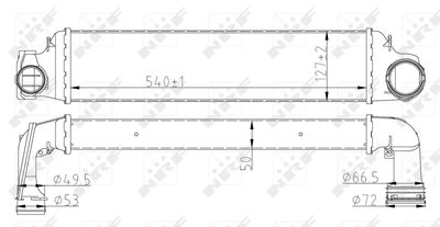 INTERCOOLER COMPRESOR NRF 30154A 4