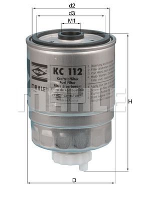 KC 112 KNECHT Топливный фильтр