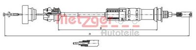 въжен механизъм, задействане на съединителя METZGER AUTOTEILE 11.3921