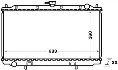 Radiateur - CR138000S - MAHLE