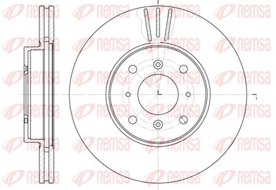 REMSA 61153.10 Тормозные диски  для HONDA CIVIC (Хонда Цивик)