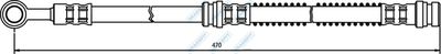APEC Brake Hose BHO4100