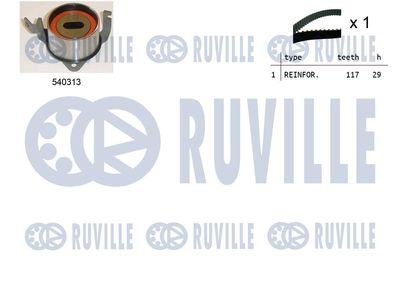Комплект ремня ГРМ RUVILLE 550473 для MITSUBISHI COLT