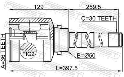 Joint Kit, drive shaft 0411-CW6WRH