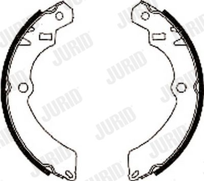 Комплект тормозных колодок JURID 361531J для SUZUKI X-90