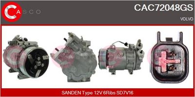 COMPRESOR CLIMATIZARE CASCO CAC72048GS