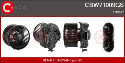 VENTILATOR HABITACLU CASCO CBW71009GS