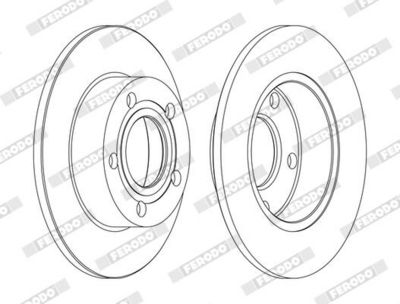 DISC FRANA FERODO DDF952C 2