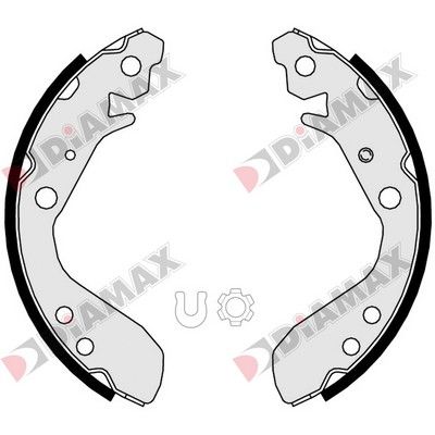 DIAMAX N01375 Тормозные колодки барабанные для HONDA JAZZ II (GD_, GE3, GE2) 1.2 i-DSI (GD5, GE2) DIAMAX N01375 Тормозные колодки барабанные для HONDA JAZZ II (GD_, GE3, GE2) 1.2 i-DSI (GD5, GE2)