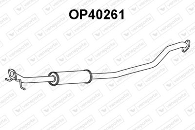Предглушитель выхлопных газов VENEPORTE OP40261 для OPEL AGILA