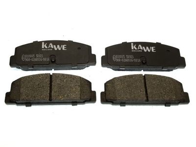 комплект спирачно феродо, дискови спирачки KAWE 810005
