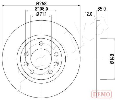 DISC FRANA ASHIKA 61000408C 1