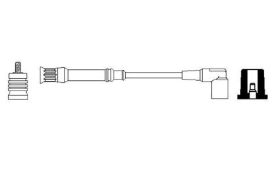 Провод зажигания BOSCH 0 356 912 896 для BMW 6