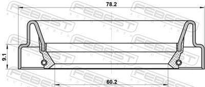 INEL DE ETANSARE BUTUC ROATA FEBEST 95FDY62780909C 1