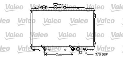 Радиатор, охлаждение двигателя VALEO 734581 для MAZDA 626
