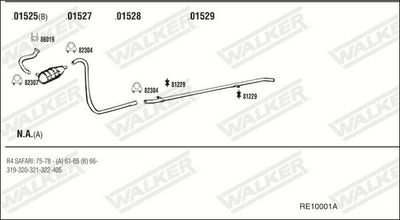 Изпускателна система WALKER RE10001A