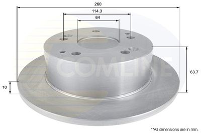 COMLINE ADC0540 Тормозные диски  для HONDA ACCORD (Хонда Аккорд)