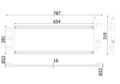 RADIATOR TEMPERATURA SCAZUTA INTERCOOLER