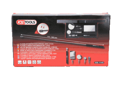 Ks Tools - Sada flexibilných inšpekčných zrkadiel 5ks