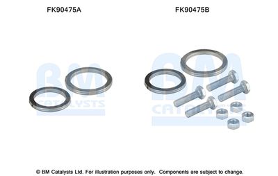 Монтажный комплект, катализатор BM CATALYSTS FK90475 для DAIHATSU FEROZA