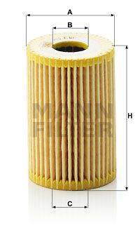 Масляный фильтр MANN-FILTER HU 610 x для MERCEDES-BENZ A-CLASS