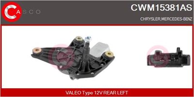 CASCO CWM15381AS Двигун склоочисника для CHRYSLER (Крайслер)