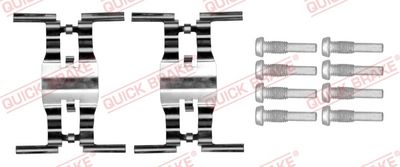 комплект принадлежности, дискови накладки QUICK BRAKE 109-0231