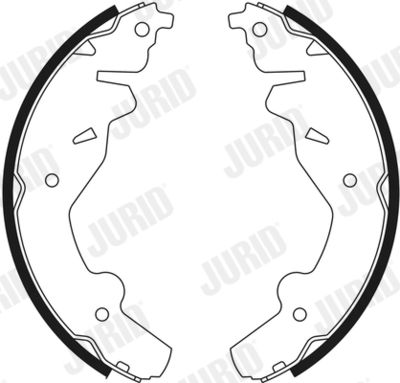 Комплект тормозных колодок JURID 362523J для KIA SPORTAGE