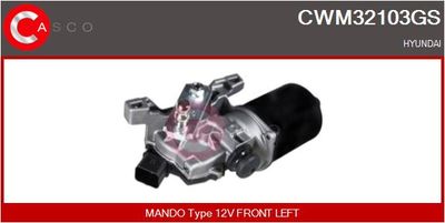 CASCO CWM32103GS Двигатель стеклоочистителя  для HYUNDAI (Хендай)